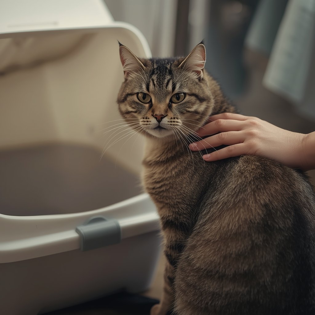 constipated cat